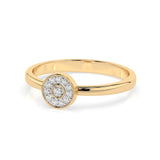 Illusion Ring (Round), 0.07 ct — 101-10075