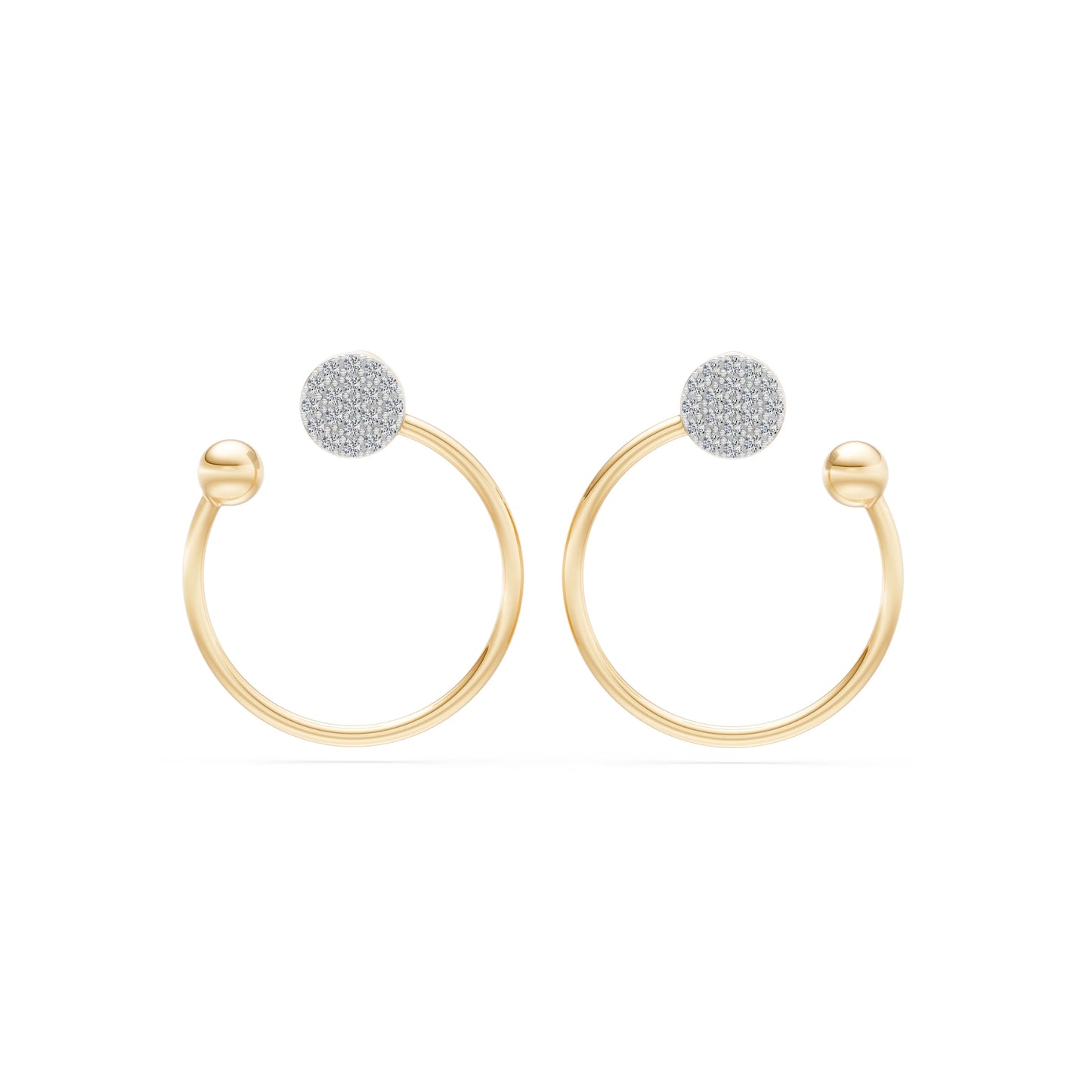 Minimalism Earring, 0.23 ct — 102-10081