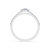 Round Brilliant Diamond Micro Pave Eternity Ring 0.2ct by Qutahia Jewellery