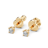 Solitaire Butterfly Earring (Round), 0.2 ct β 102-10012/1(3.0)
