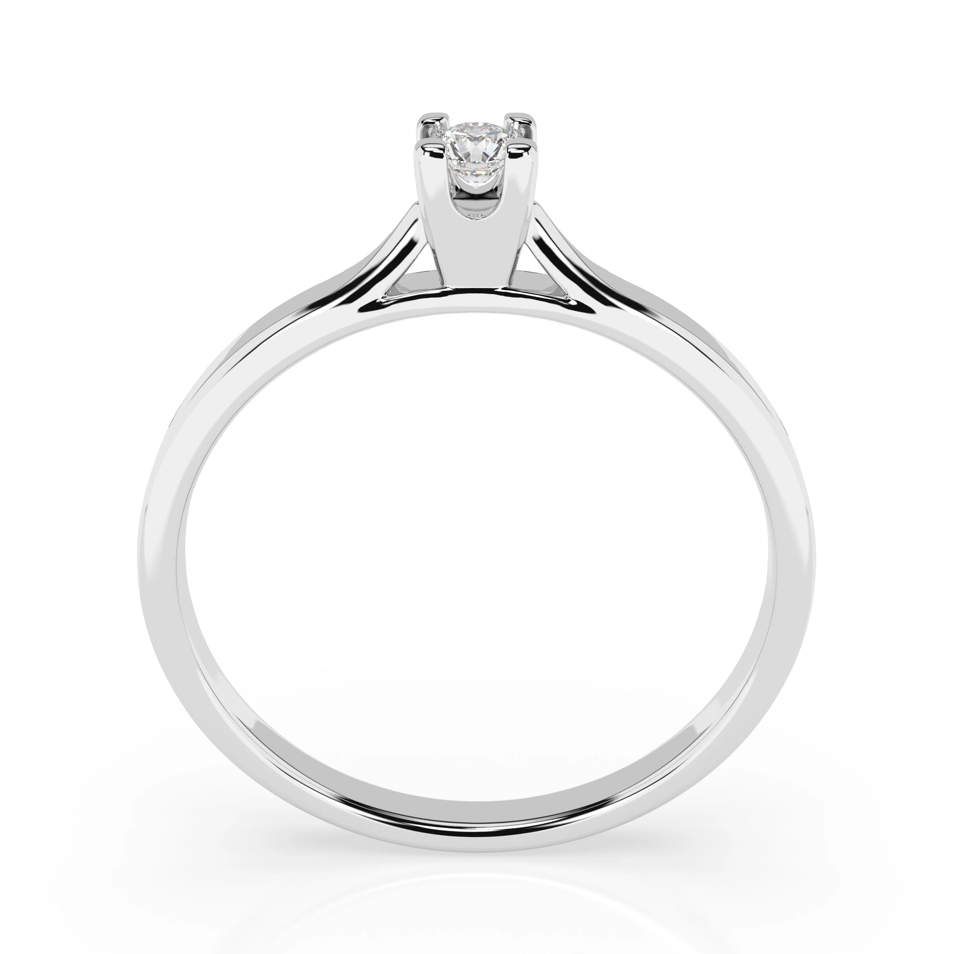 Solitaire Ring (Round), 0.06 ct — 101-10034(2.5)
