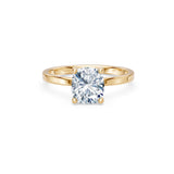 Cushion Lab Grown Diamond Solitaire Engagement Ring 2.0ct by Qutahia Jewellery