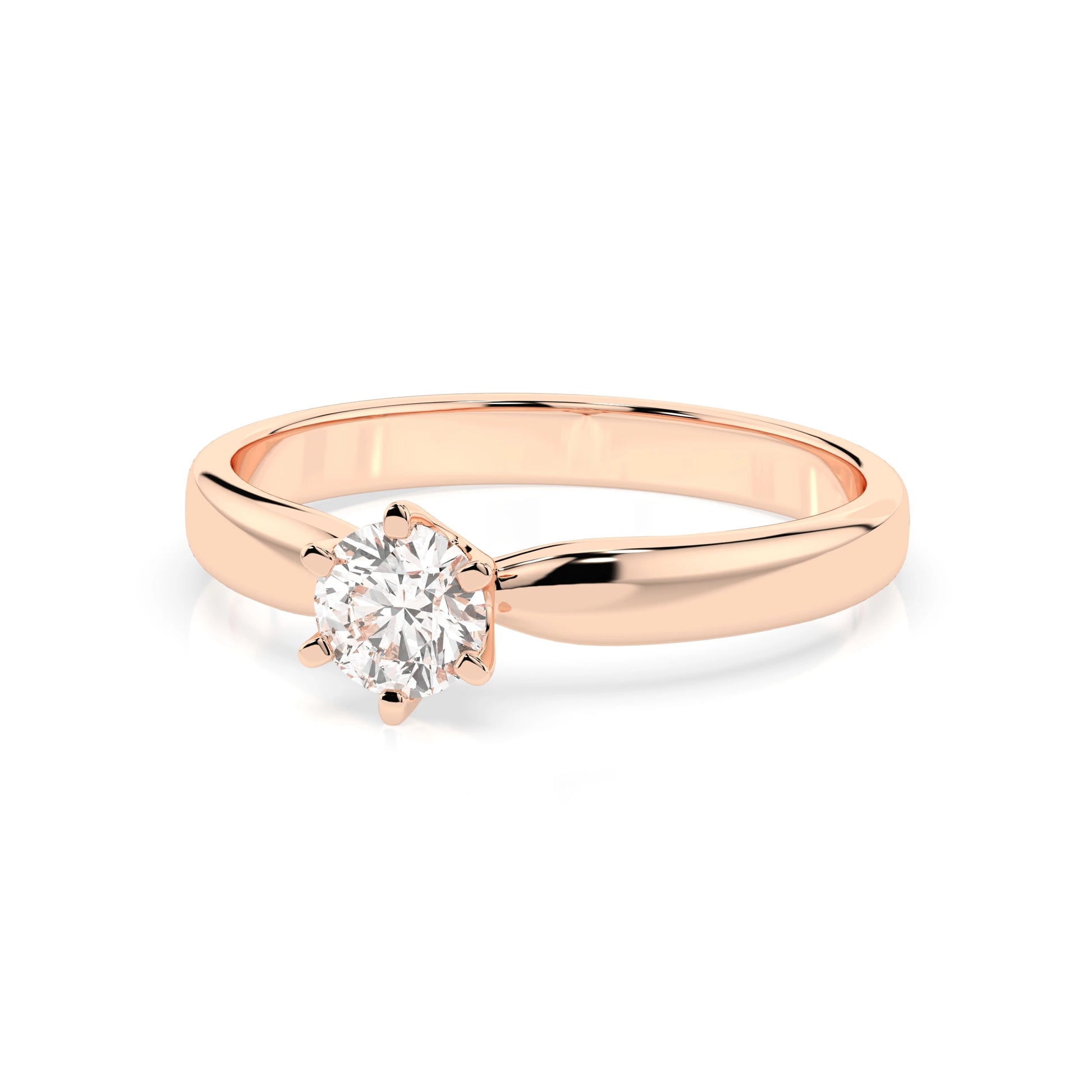 Solitaire Ring (Round), 0.25 ct — 101-10040(4.0)
