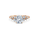 Cushion Lab Grown Diamond Classic Pave Eternity Ring 2.0ct by Qutahia Jewellery