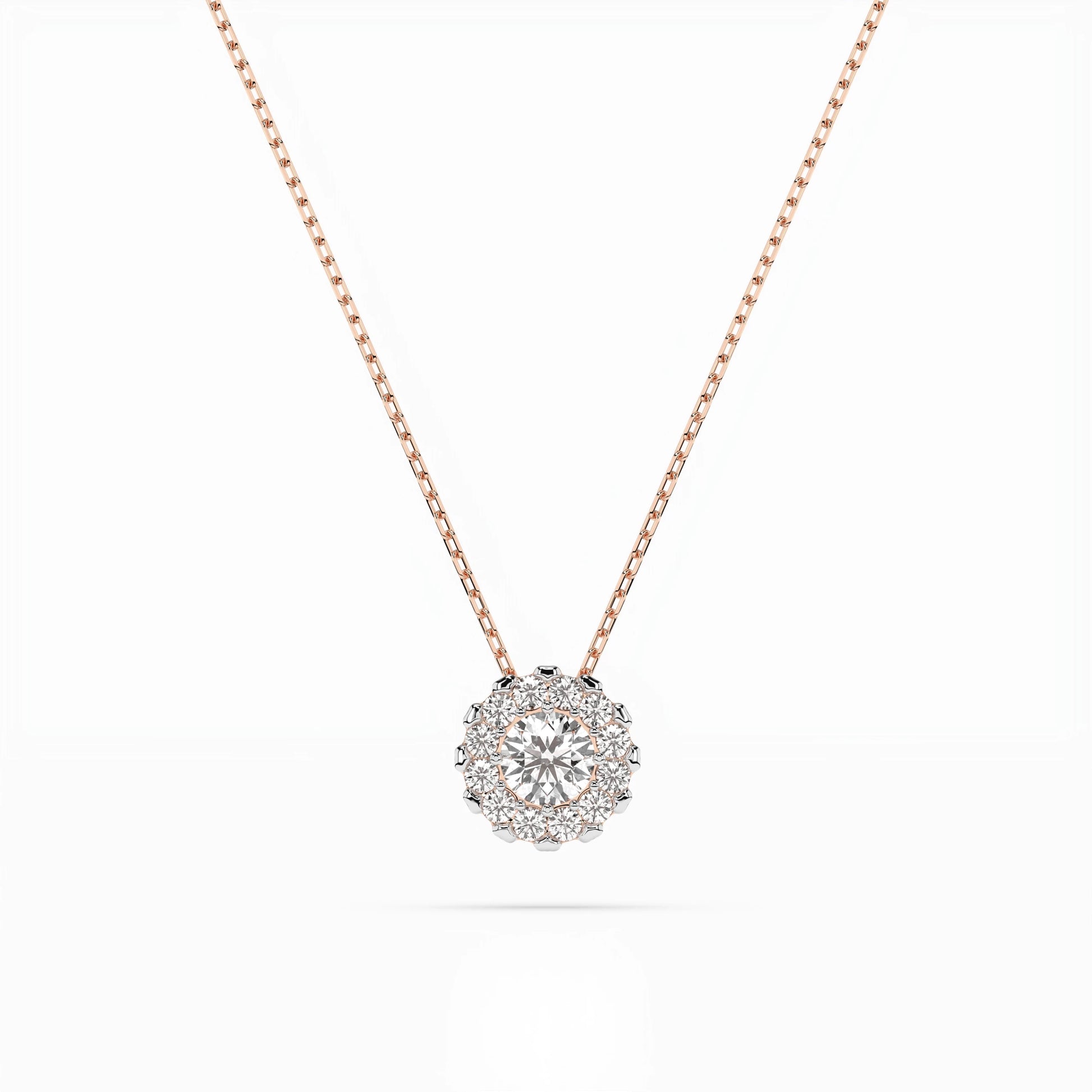 Solitaire Eternity Necklace (Round), 0.1 ct — 104-10044(3.0)