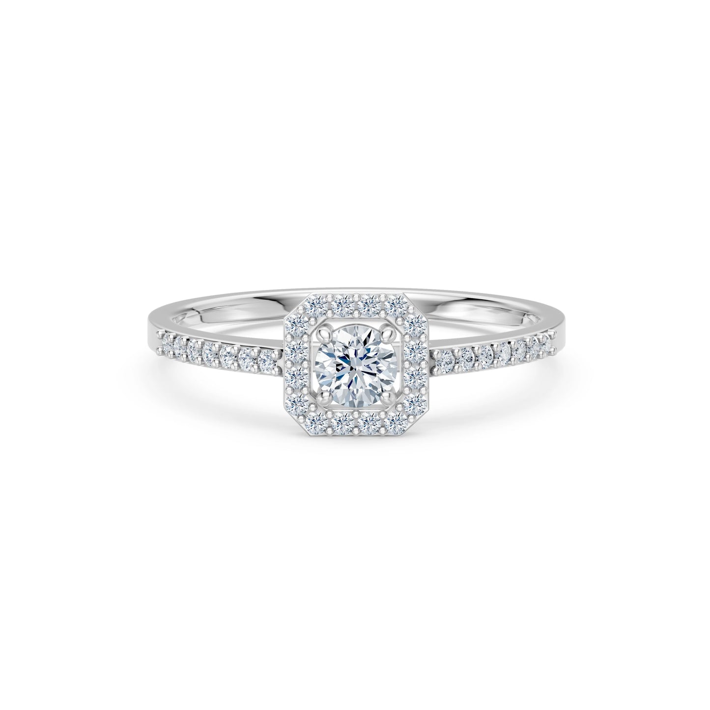Solitaire Eternity Ring, 0.2 ct — 101-10118/2(3.7)