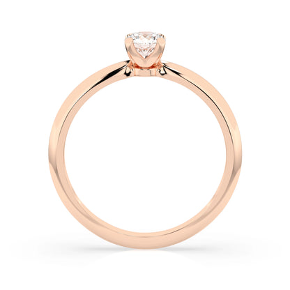 Solitaire Ring (Round), 0.3 ct — 101-10089(4.2)