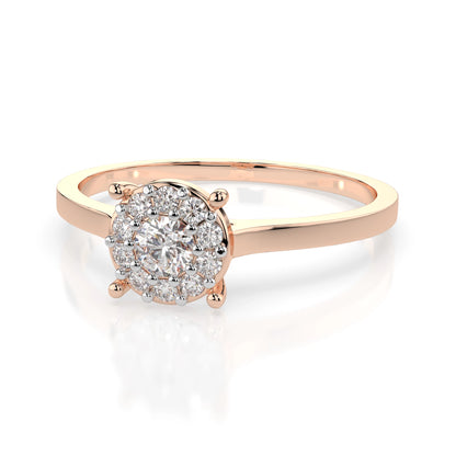 Solitaire Eternity Ring (Round), 0.06 ct — 101-10017/1(2.5)