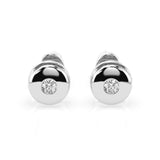 Solitaire Butterfly Earring (Round), 0.08 ct β 102-10048