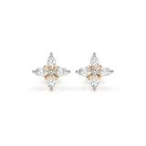 Illusion Diamond Earrings Marquise 0.8ct by Qutahia Jewellery