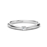 Solitaire Ring (Round), 0.1 ct — 101-10021(3.0)