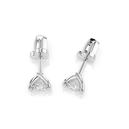 Solitaire Butterfly Earring (Round), 0.4 ct — 102-10016(3.7)
