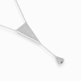 Delicate Diamond Necklace Round 0.41ct by Qutahia Jewellery