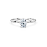 Cushion Lab Grown Diamond Micro Pave Engagement Ring 1.0ct by Qutahia Jewellery
