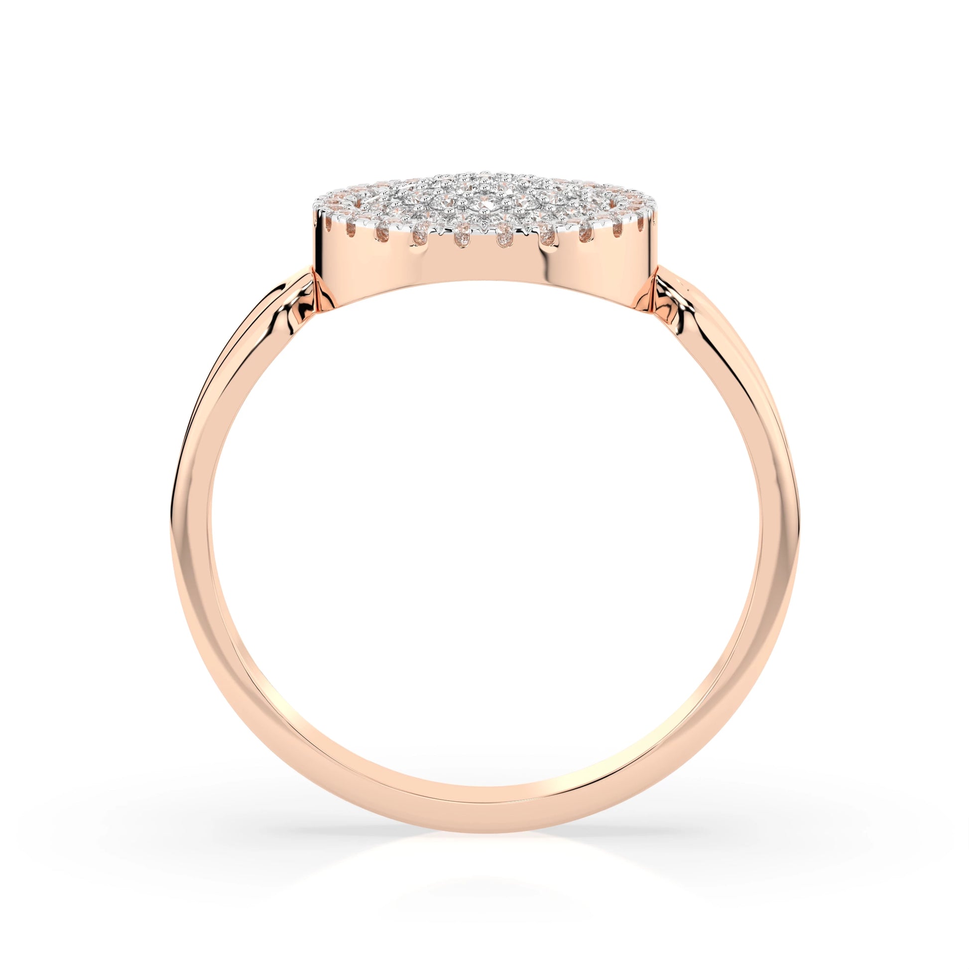 Illusion Ring (Round), 0.15 ct — 101-10073