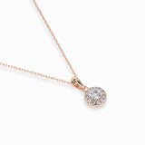 Diamond Eternity Necklace Round 0.2ct by Qutahia Jewellery