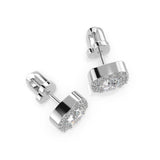 Diamond Eternity Earrings Round 0.6ct by Qutahia Jewellery