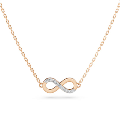 Minimalism Necklace (Round), 0.05 ct — 104-10072