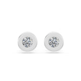 Solitaire Butterfly Earring, 0.4 ct — 102-10050(3.7)