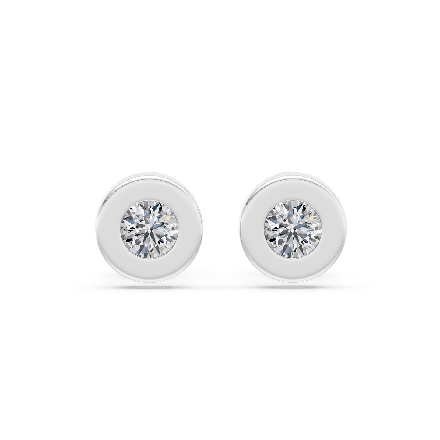 Solitaire Butterfly Earring, 0.4 ct — 102-10050(3.7)