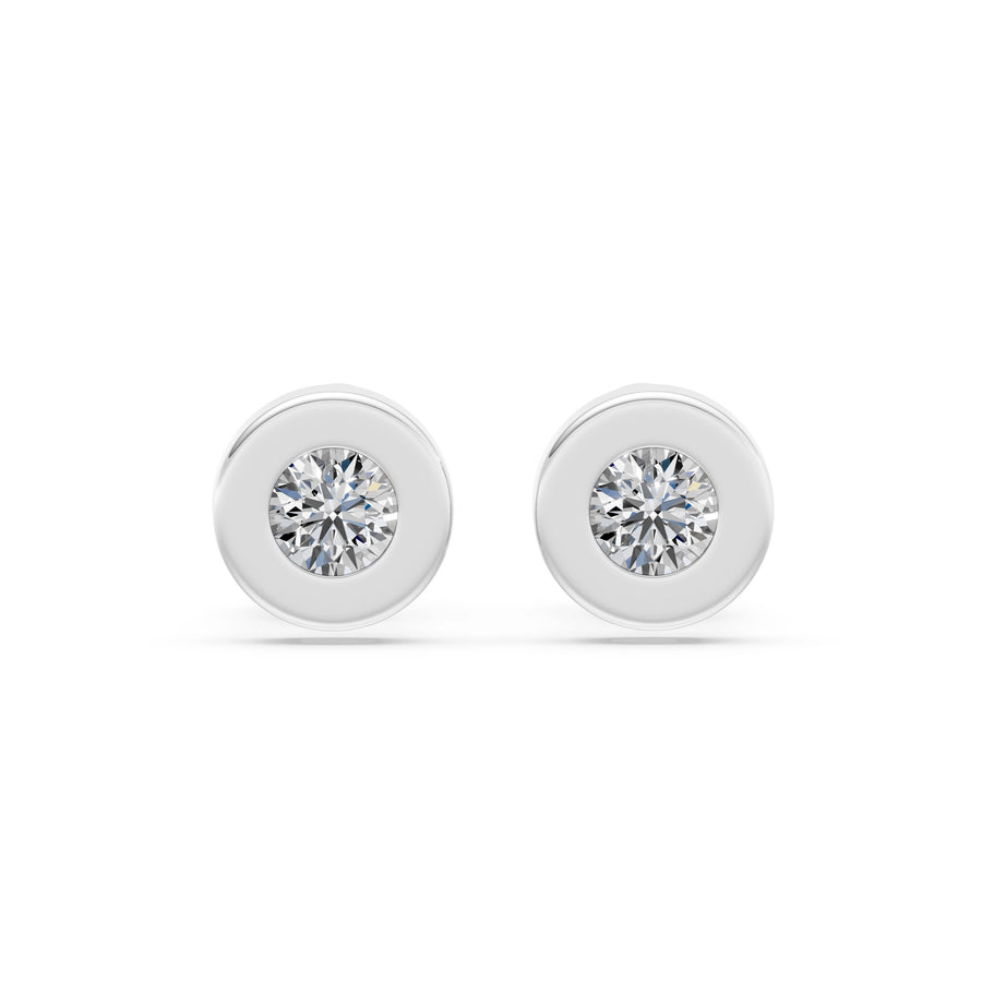 Solitaire Butterfly Earring, 0.4 ct — 102-10050(3.7)