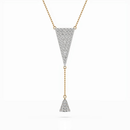 Minimalism Necklace (Round), 0.41 ct — 104-10018/2