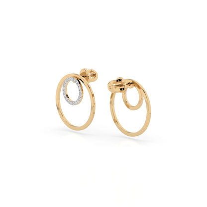 Minimalism Earring (Round), 0.25 ct — 102-10165