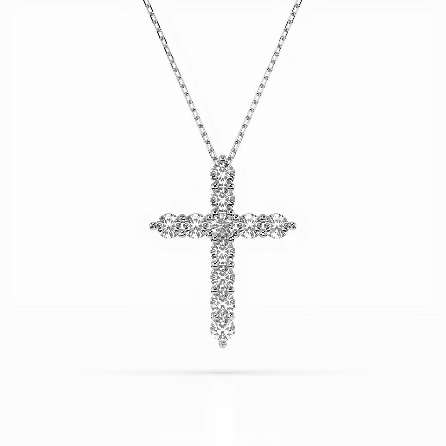 Minimalism Necklace (Round), 1.65 ct — 104-10039(3.4)