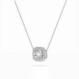 Diamond Eternity Necklace Round 0.4ct by Qutahia Jewellery
