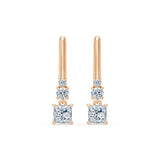 Solitaire Eternity Earring, 0.8 ct — 102-10143(0.40)PR