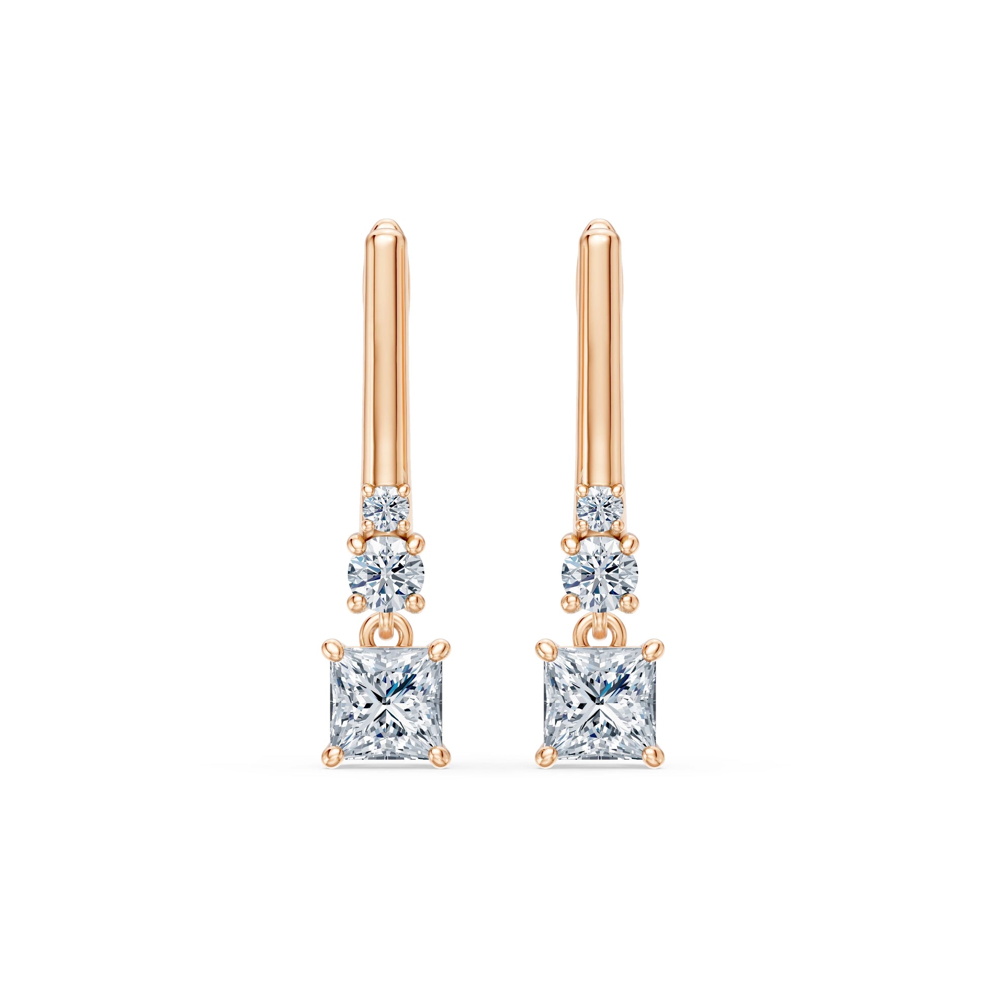 Solitaire Eternity Earring, 0.8 ct — 102-10143(0.40)PR