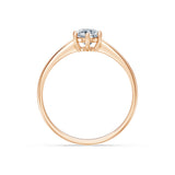 Round Brilliant Diamond Solitaire Engagement Ring 0.7ct by Qutahia Jewellery