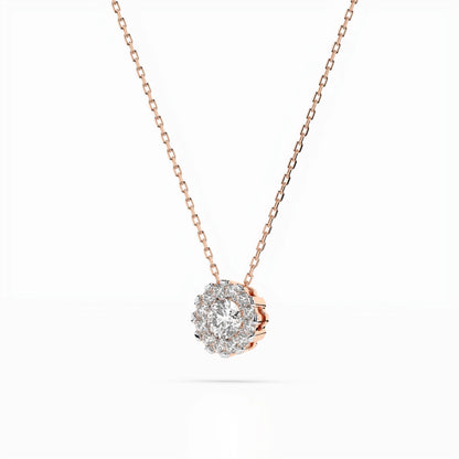 Solitaire Eternity Necklace (Round), 0.1 ct — 104-10044(3.0)