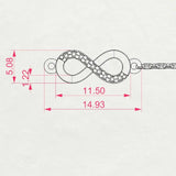 Diamond Bracelet Gold Round 0.05ct by Qutahia Jewellery