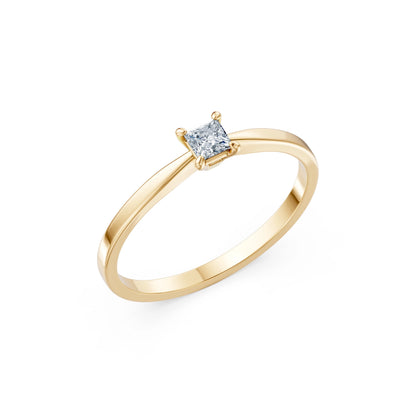Solitaire Ring, 0.17 ct — 101-10116(3.0)PR