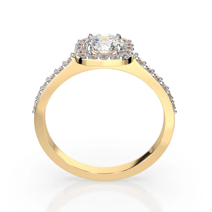 Solitaire Eternity Ring (Round), 0.4 ct — 101-10152(4.7)