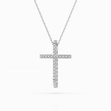 Minimalism Necklace (Round), 0.14 ct — 104-10026