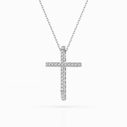 Minimalism Necklace (Round), 0.14 ct — 104-10026