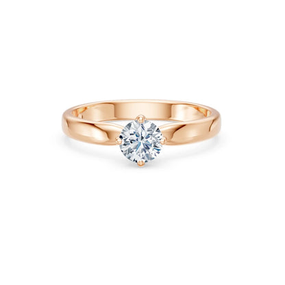 Solitaire Ring, 0.4 ct — 101-10041(4.7)