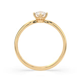 Solitaire Diamond Ring Round 0.25ct by Qutahia Jewellery