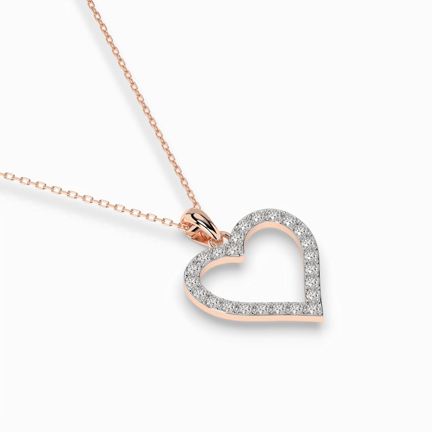 Minimalism Necklace (Round), 0.31 ct — 104-10060