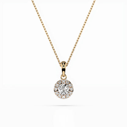 Solitaire Eternity Necklace (Round), 0.2 ct — 104-10053(3.7)