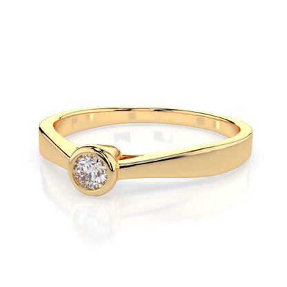 Solitaire Ring (Round), 0.15 ct — 101-10010(3.4)