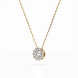 Diamond Eternity Necklace Round 0.1ct by Qutahia Jewellery