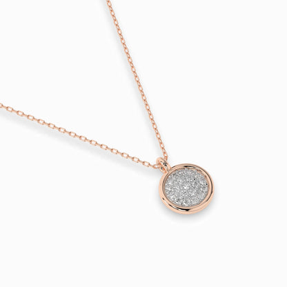 Illusion Necklace (Round), 0.12 ct — 104-10022