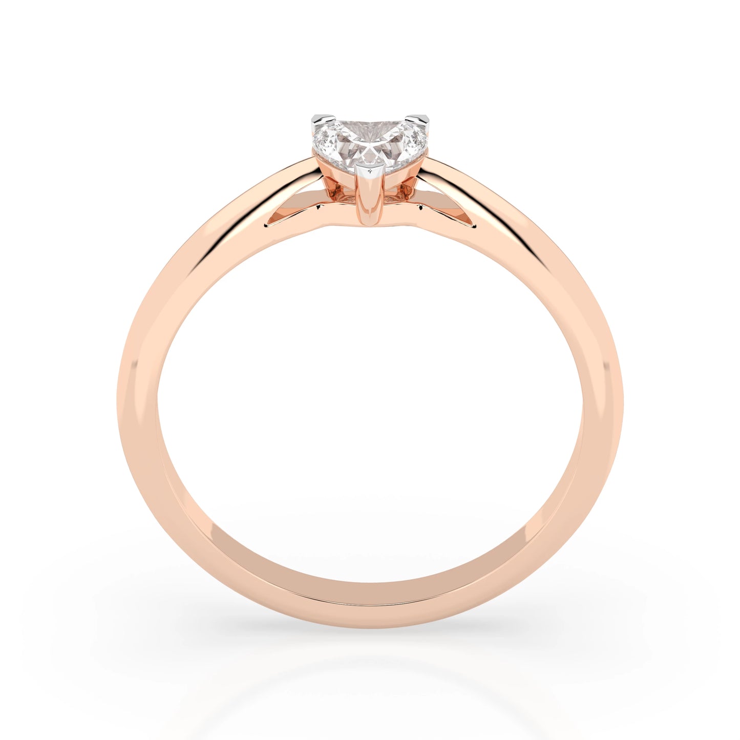 Solitaire Ring (Heart), 0.3 ct — 101-10190(0.30)HRT