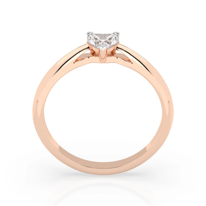 Solitaire Ring (Heart), 0.3 ct — 101-10190(0.30)HRT