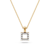 Delicate Diamond Necklace Round 0.06ct by Qutahia Jewellery