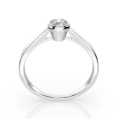 Solitaire Ring (Round), 0.2 ct — 101-10010(3.7)