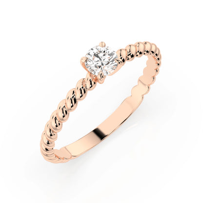 Solitaire Ring (Round), 0.3 ct — 101-10038(4.2)